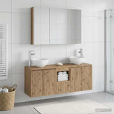Bathroom Cabinet Set 4 pcs Artisan Oak Engineered Wood 3406350