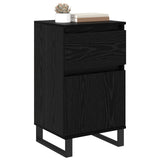 Sideboard with Drawer Black oak 35 x 40 x 70 cm Engineered wood 881770