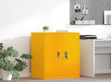Storage Cabinet Mustard Yellow 60 x 40 x 90 cm Steel 891727