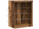 LED Sideboard Old Wood 60.5 x 37 x 100 cm Engineered Wood 863045