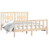 Bed Frame without Mattress Solid Wood Pine 160x200 cm 3188176