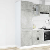 Kitchen Cupboard "Porto" Concrete Grey Engineered Wood 854111