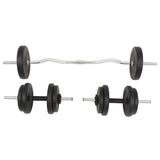 ZNTS Barbell and Dumbbell Set 30 kg 91400