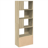 Bookcase Sonoma Oak 70x36x189 cm Engineered Wood 3295319