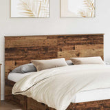 Headboard with Headboard Old Wood 180 cm Engineered wood 887734
