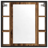 Bathroom Mirror Cabinet Old Wood 60x16x60 cm Engineered Wood 862226