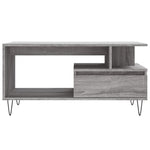 ZNTS Coffee Table Grey Sonoma 90x49x45 cm Engineered Wood 831026
