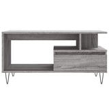 ZNTS Coffee Table Grey Sonoma 90x49x45 cm Engineered Wood 831026