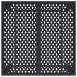 Garden Table Anthracite 80x80x72 cm Steel 362743