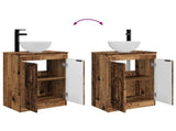 Bathroom Vanity with Sink Old Wood 54 x 35 x 83 cm 890146