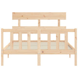 Bed Frame without Mattress 140x200 cm Solid Wood Pine 3193271