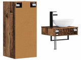 Bathroom Furniture Set 2 pcs Old Wood 33 x 34.5 x 100 cm 3406101