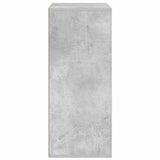 Book Cabinet Concrete Grey 60x30x71.5 cm Engineered Wood 860313