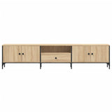TV Cabinet with Drawer Sonoma Oak 200x25x44 cm Engineered Wood 838989