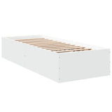 Bed Frame without Mattress White 90x190 cm Single 3281063