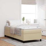 Platform Bed Frame Grey Green 80 x 200 cm Fabric 3337381