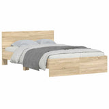 Bed Frame Sonoma Oak Engineered wood Small Double Modern 3207513