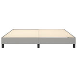Box Spring Bed Frame Light Grey 180x200 cm Super King Fabric 3120532