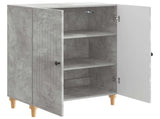 Sideboard Concrete Grey 66 x 34.5 x 90 cm Engineered Wood 894128