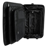 Five Piece Travel Luggage Set Black 90154