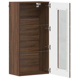 Wooden Cabinet Brown Oak 50 x 29 x 100 cm Engineered Wood 880228