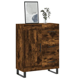 Sideboard Smoked Oak 69.5x34x90 cm Engineered Wood 830289