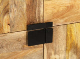 Highboard 80x30x95 cm Solid Rough Wood Mango 351713