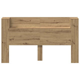 Headboard Cabinet with Shelf Artisan oak 180 x 17 x 104.5 cm 879634