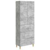 Cabinet Set 2 pcs Concrete Grey 66 x 34.5 x 90 cm 3416721