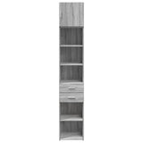 Slim Storage Cabinet Grey Sonoma 40x42.5x225 cm Engineered Wood 3281285
