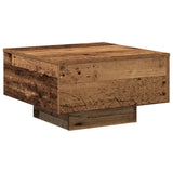 ZNTS Coffee Table, Old Wood, 55x55x31 cm, Engineered Wood 862991
