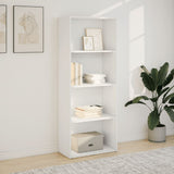 Bookcase White 60x30x152 cm Engineered Wood 857908