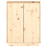 Shoe Cabinet 60x35x80 cm Solid Wood Pine 813530
