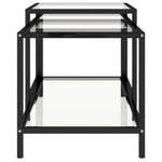 Tea Tables 2 pcs Tempered Glass Transparent 331613
