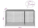 Gabion with 3.5 mm Wire and 5x5 cm Mesh 150x100x100 cm 3462429