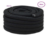 Multipurpose Utility Rope 60 mm 10 m Black PP 21600 kg Max Load 3473356