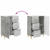 Sideboard Concrete Grey 66 x 34.5 x 90 cm Engineered Wood 894628