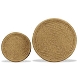 Coffee Table Set 2 Pieces Natural Jute 244218