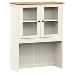 Highboard VIGO White 78x40x175 cm Solid Wood Pine 3188302