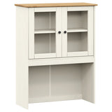 Highboard VIGO White 78x40x175 cm Solid Wood Pine 3188302