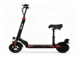 H9 Electric Scooter with Seat, 500W Peak 48V 15.6Ah, 10 Inch Vacuum Tire, Foldable Adult Commuter 21404006