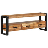 TV Cabinet 120x30x45 cm Solid Wood Acacia 351670