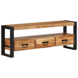 TV Cabinet 120x30x45 cm Solid Wood Acacia 351670