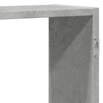 ZNTS Wall Shelf Concrete Grey 159x18x65 cm Engineered Wood 853212