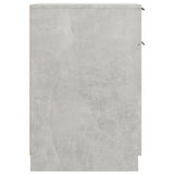 Desk Cabinet Concrete grey Engineered wood Compact Desk Cabinet 811506