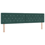 Headboard with Headboard Dark Green 200 cm Faux Leather 42007108