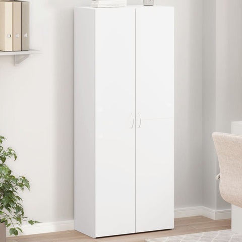 ZNTS File Cabinet White 60x32x153 cm Engineered Wood 3276644