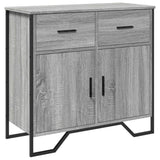 Sideboard Grey Sonoma 79.5x35.5x74.5 cm Engineered Wood 848547