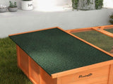 Rabbit Hutch Outdoor Guinea Pig Hutch Run Small Animal Off-ground Duck House Hideaway Backyard T3398P350058