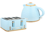 3000W 1.7L Kettle & 4 Slice Toaster, Kettle and Toaster Set with 7 Browning Controls and Crumb Tray, T3398P378859